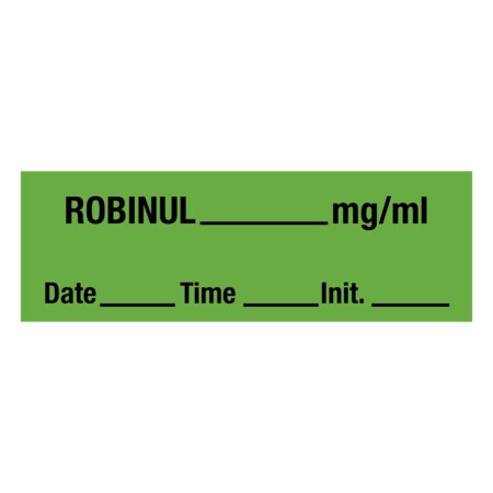 Nevs Robinul_mg/ml DTI 1/2 x 500 Green w/Black SANT-333